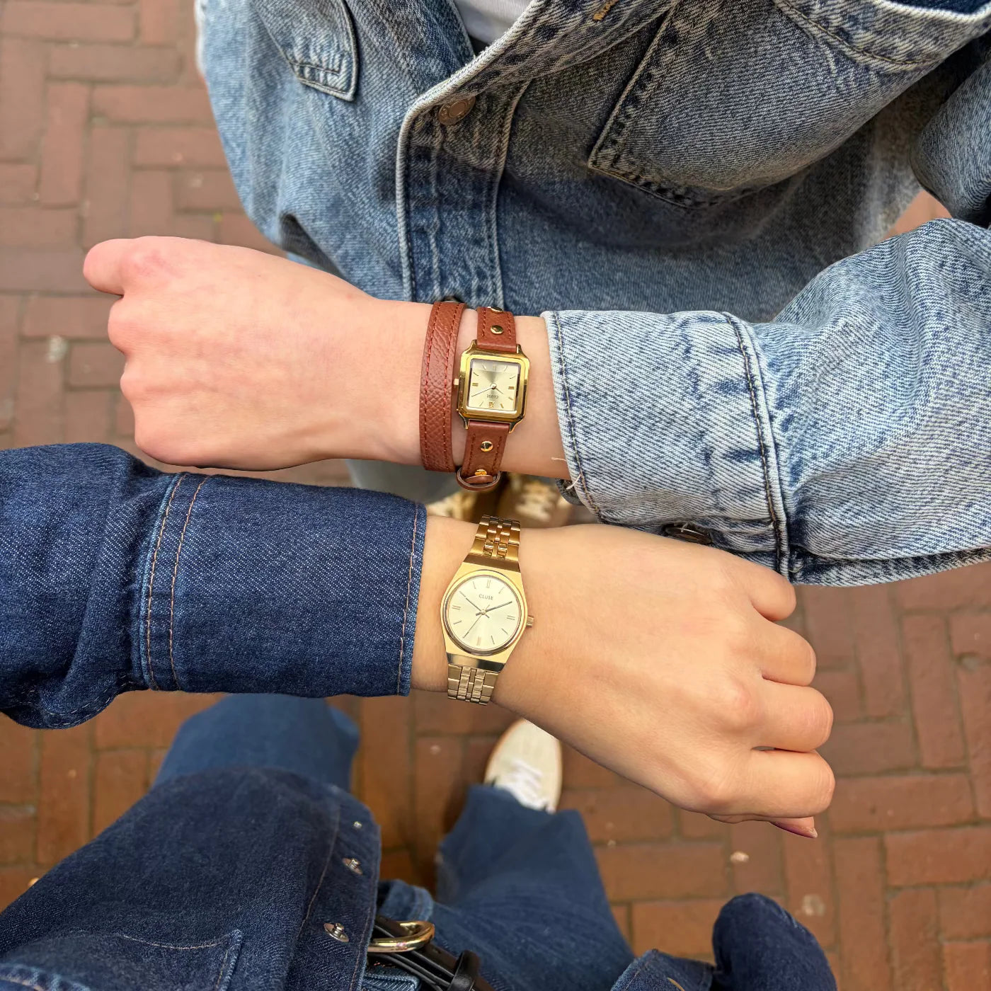 CLUSE Retro 70's Mini Stainless Steel Full Gold Women's Watch CW16302