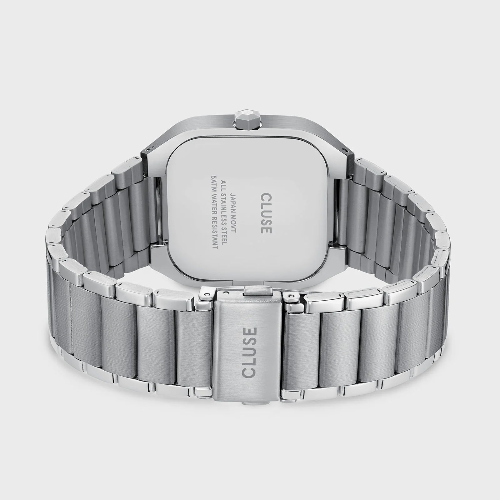 CLUSE Quadrus Multifunction Stainless Steel Green Dial Silver Men's Watch CW26202