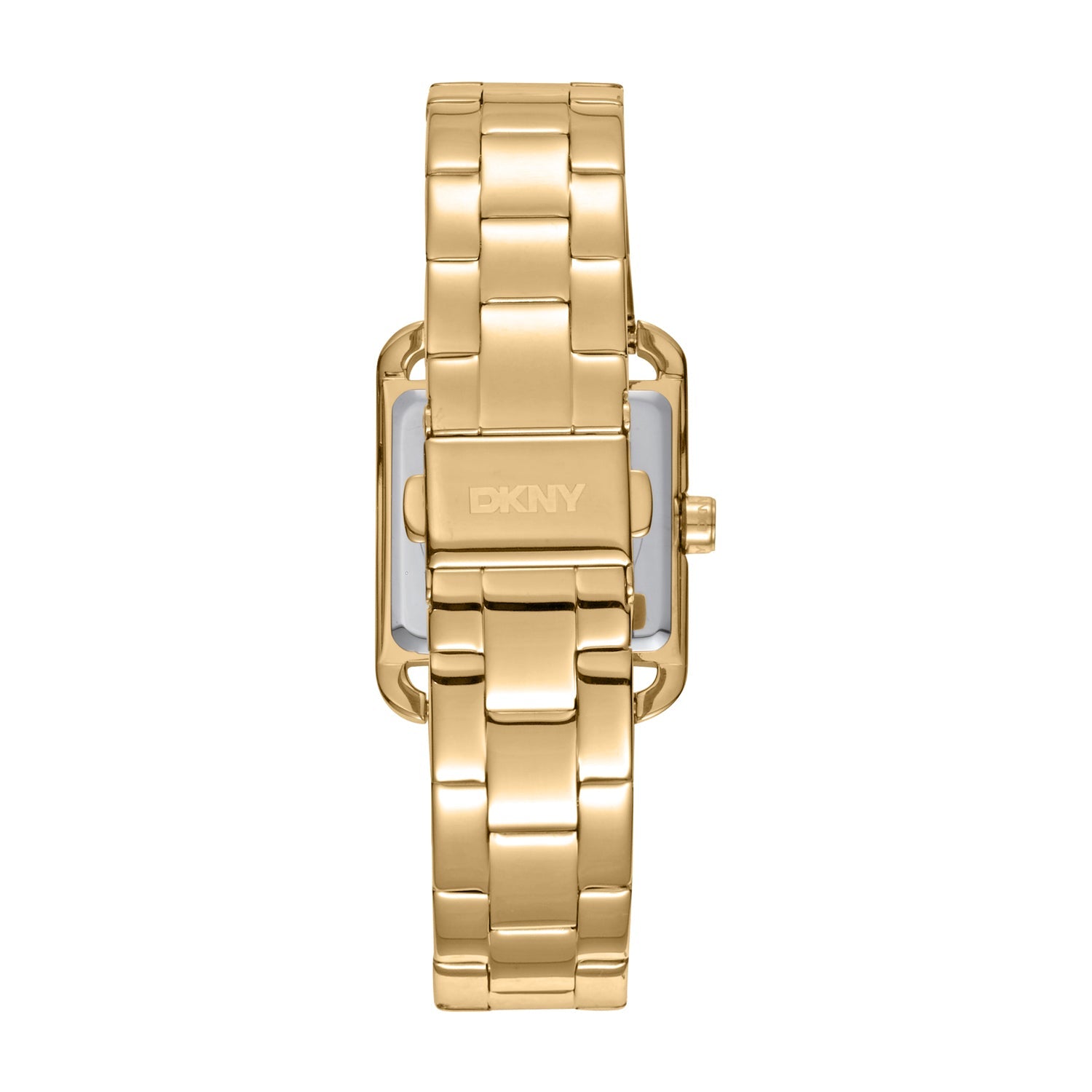 DKNY Gold Stainless Steel Women’s Watch Silver Dial 27mm Elegant