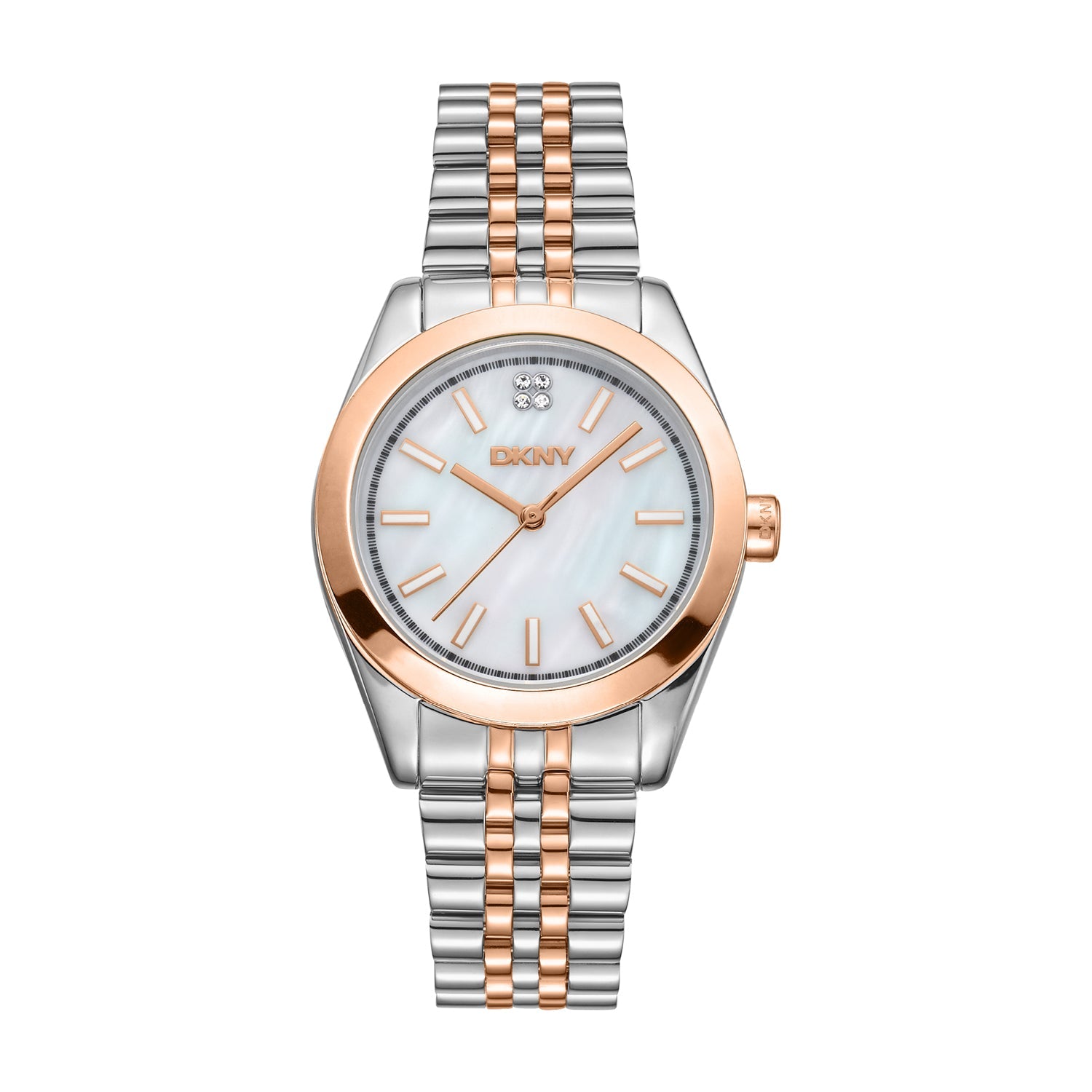 DKNY Notlia Midi Two Tone Stainless Steel 32mm Women Watch