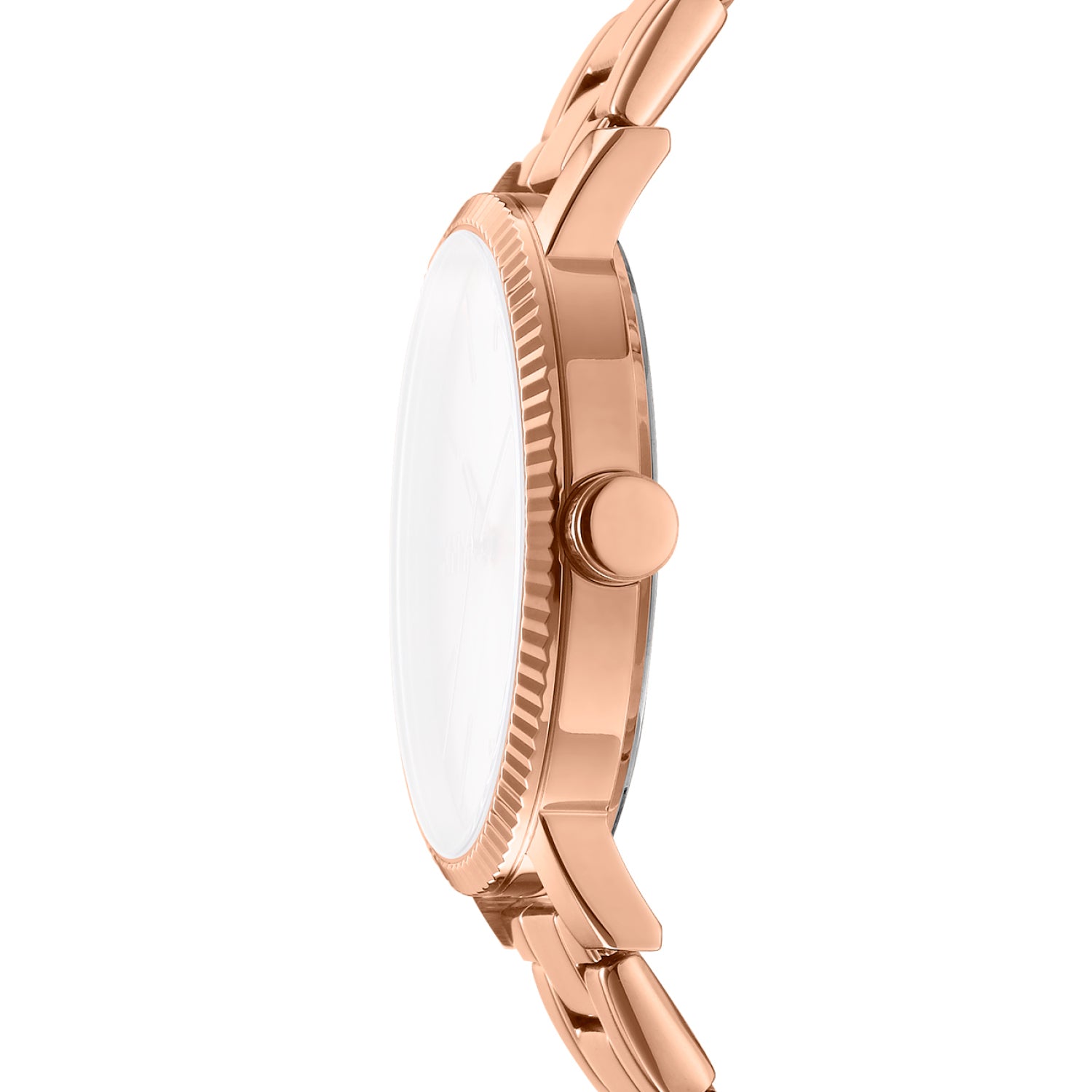 DKNY Soho Maxi Rose Gold Dial Stainless Steel Watch DK1L034M0065