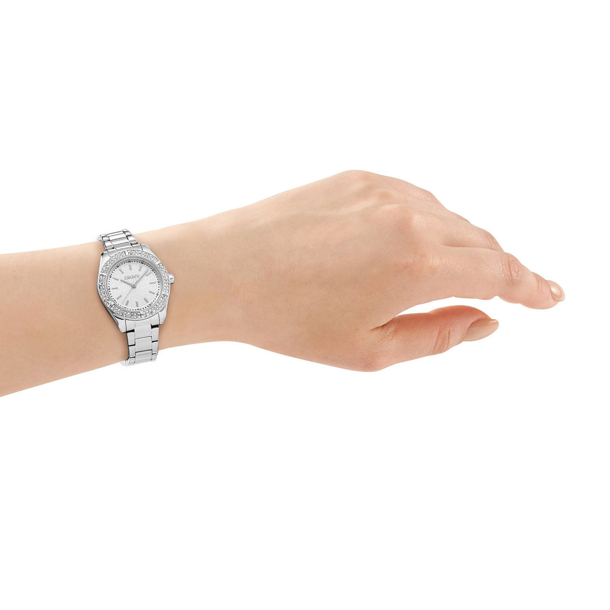DKNY Evening Silver 30mm Silver Dial Womens Watch DK1L107M0035