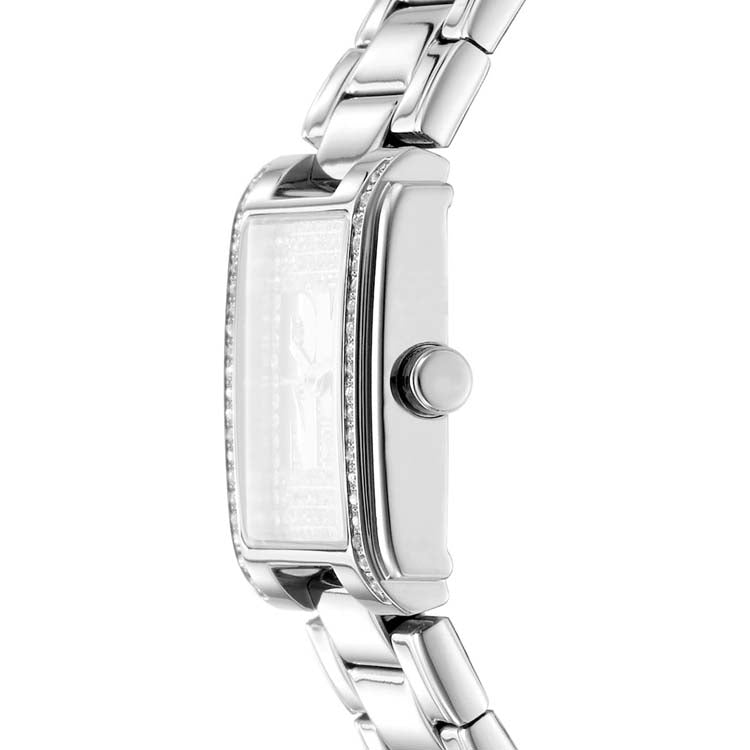 DKNY Silver Stainless Steel Logo Watch Modern Elegant Design