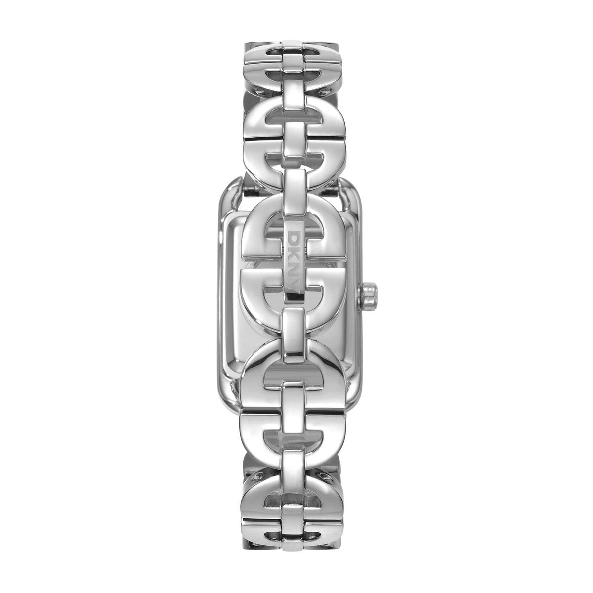 DKNY Open Link Silver 21x34mm Silver Dial Womens Watch DK1L142M0215