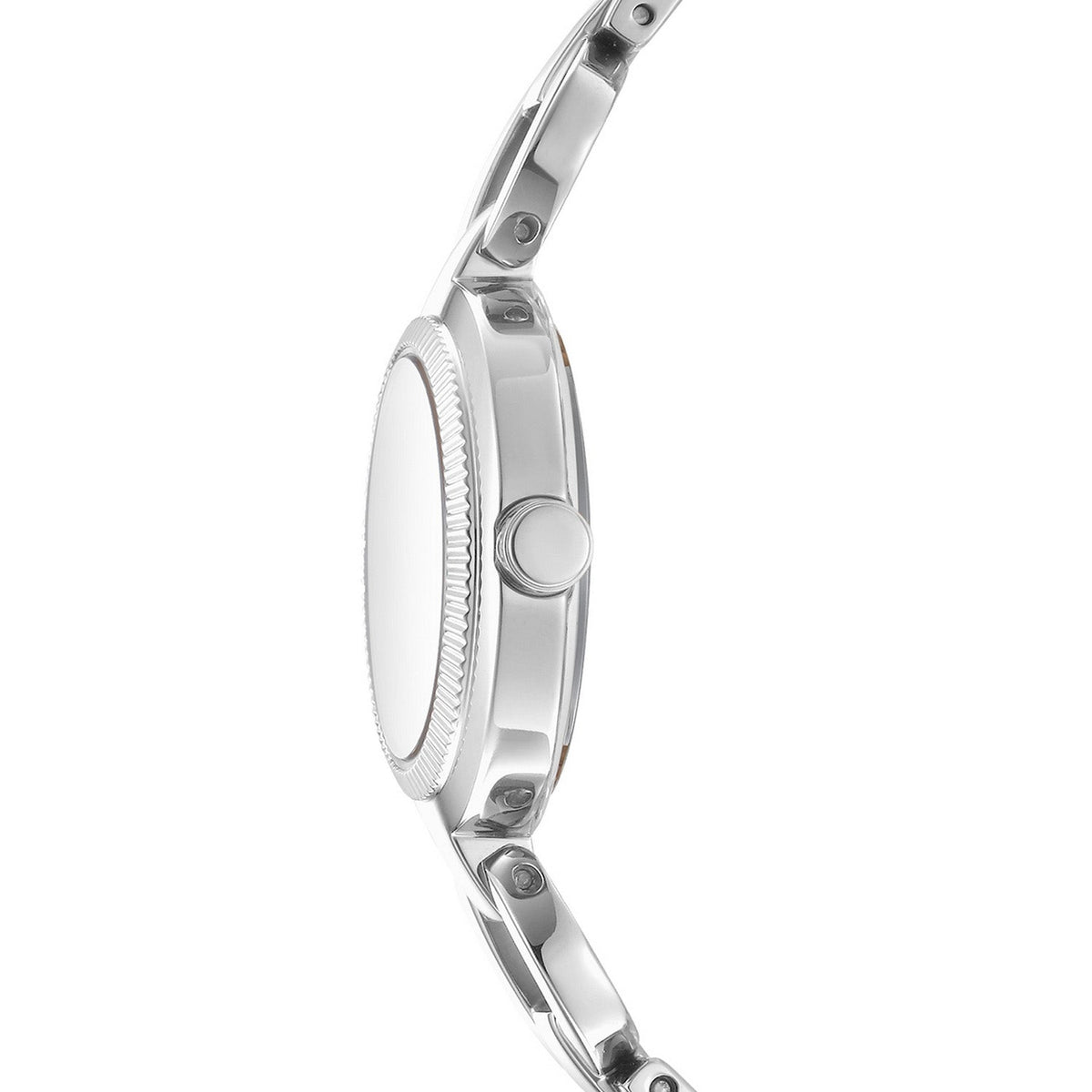 DKNY Open Link Silver 28mm Silver Dial Womens Watch DK1L162M0015