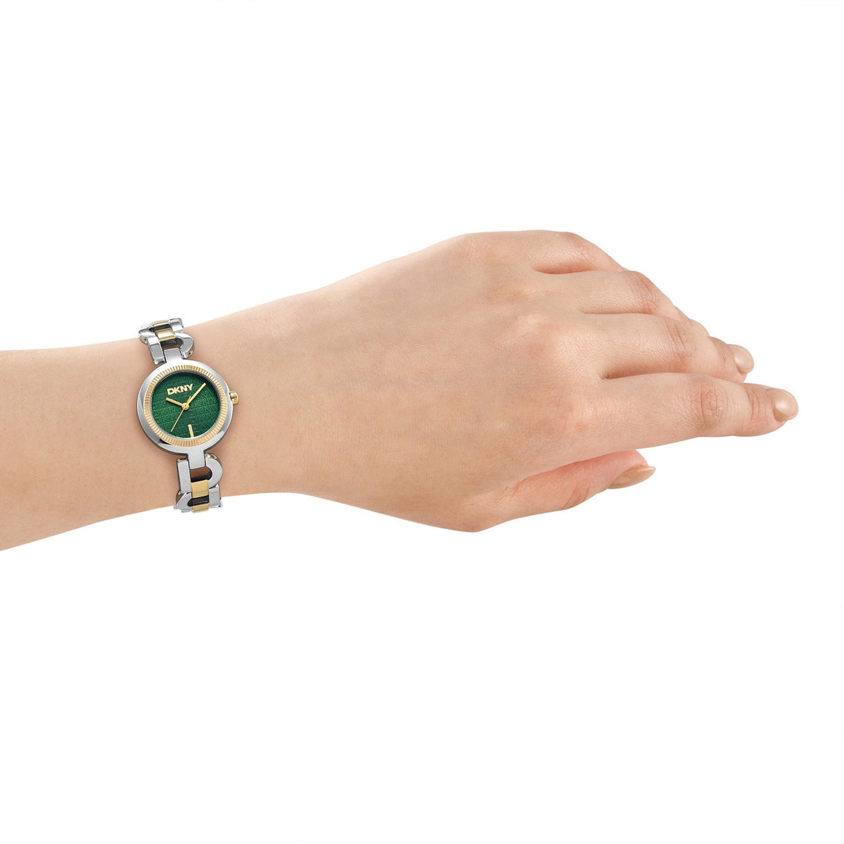 DKNY Open Link Two-Tone 28mm Womens Watch DK1L162M0075