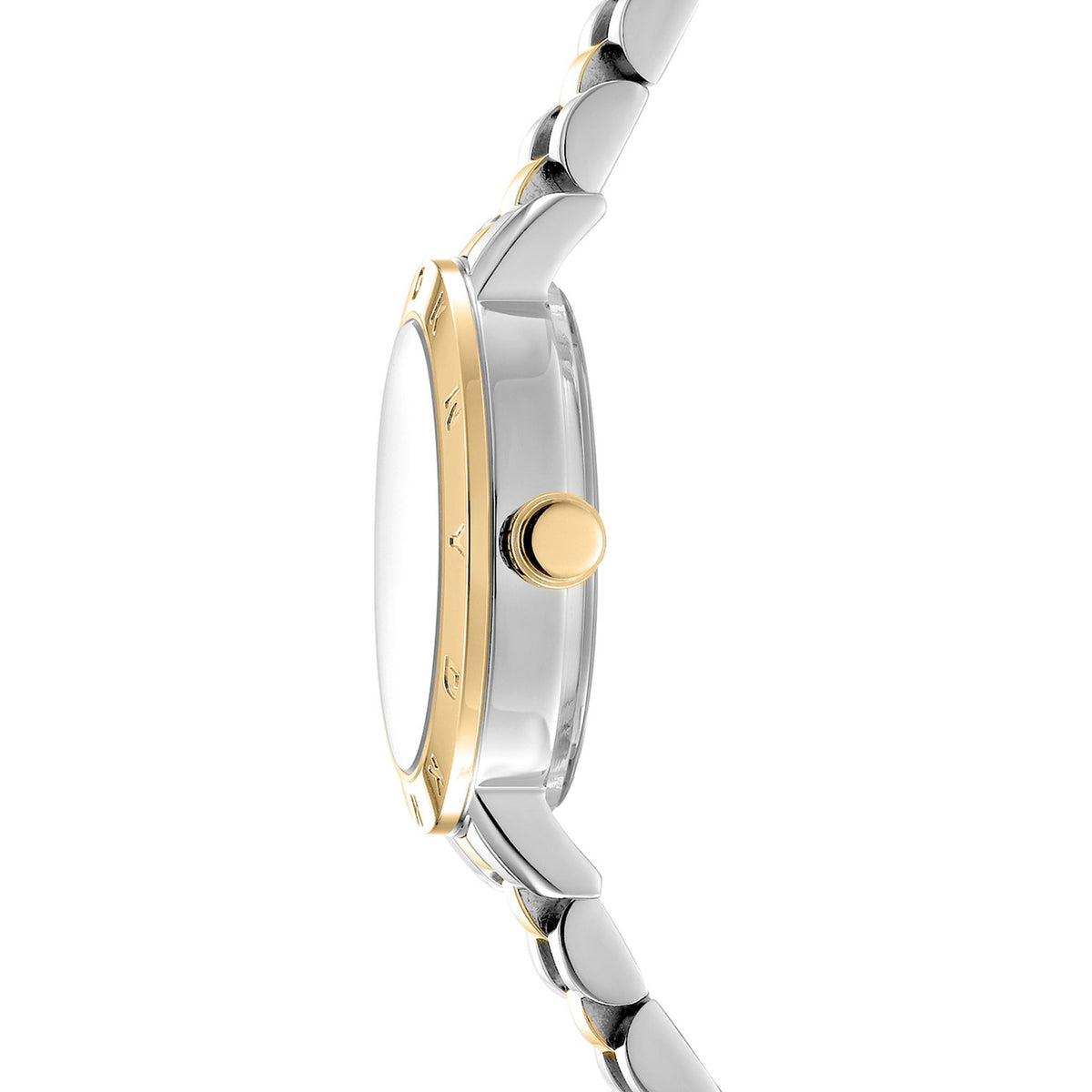 DKNY Essentials Two-Tone 28mm Green Dial Womens Watch + Gold Bracelet DK1L165M0095