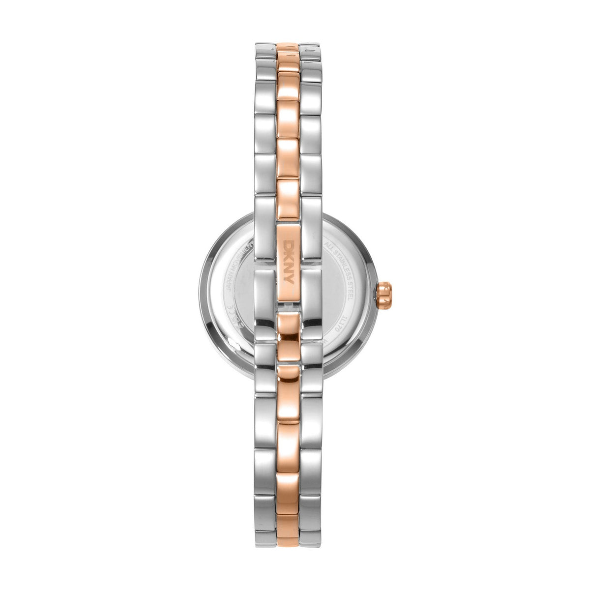 DKNY Half Bangle Rose Two-Tone 26mm Womens Watch DK1L170M0035