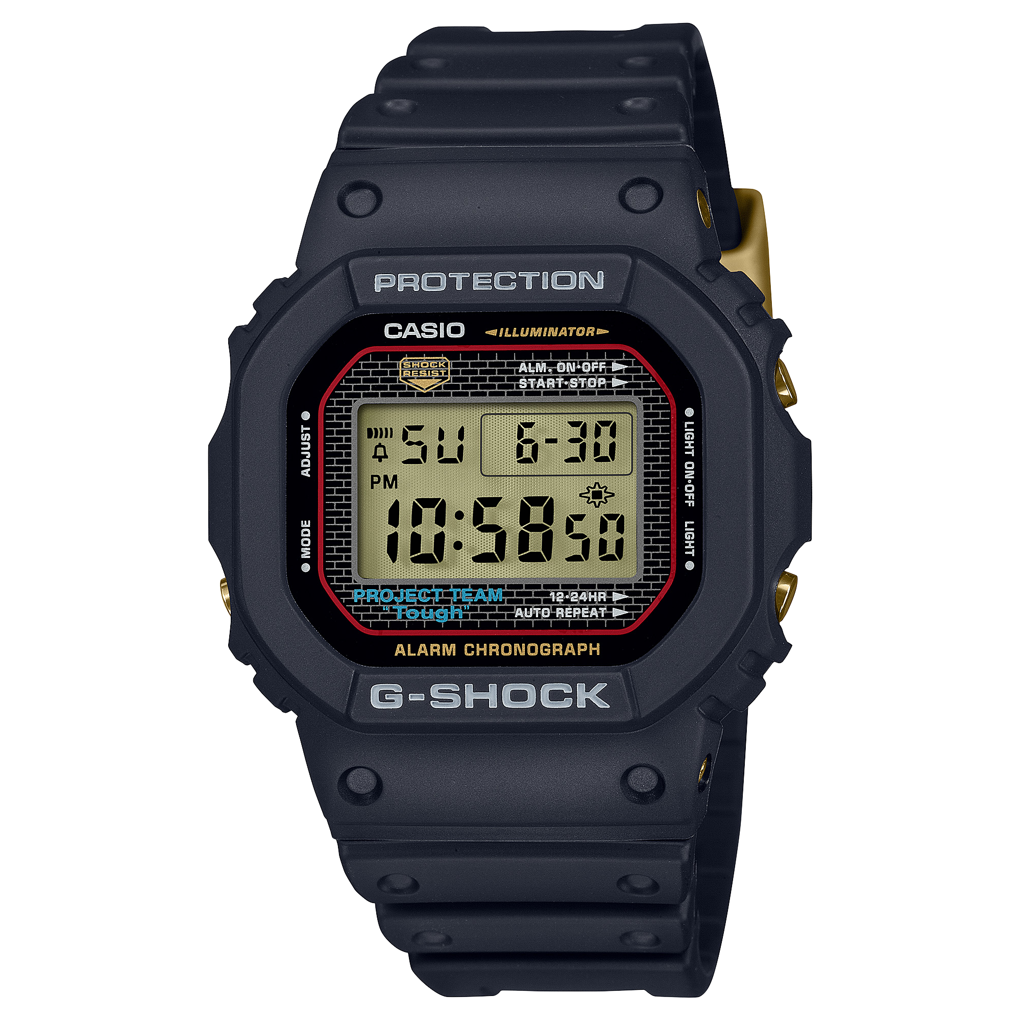 G-Shock Digital Black Rubber Band Men's Watch DW5040PG-1D