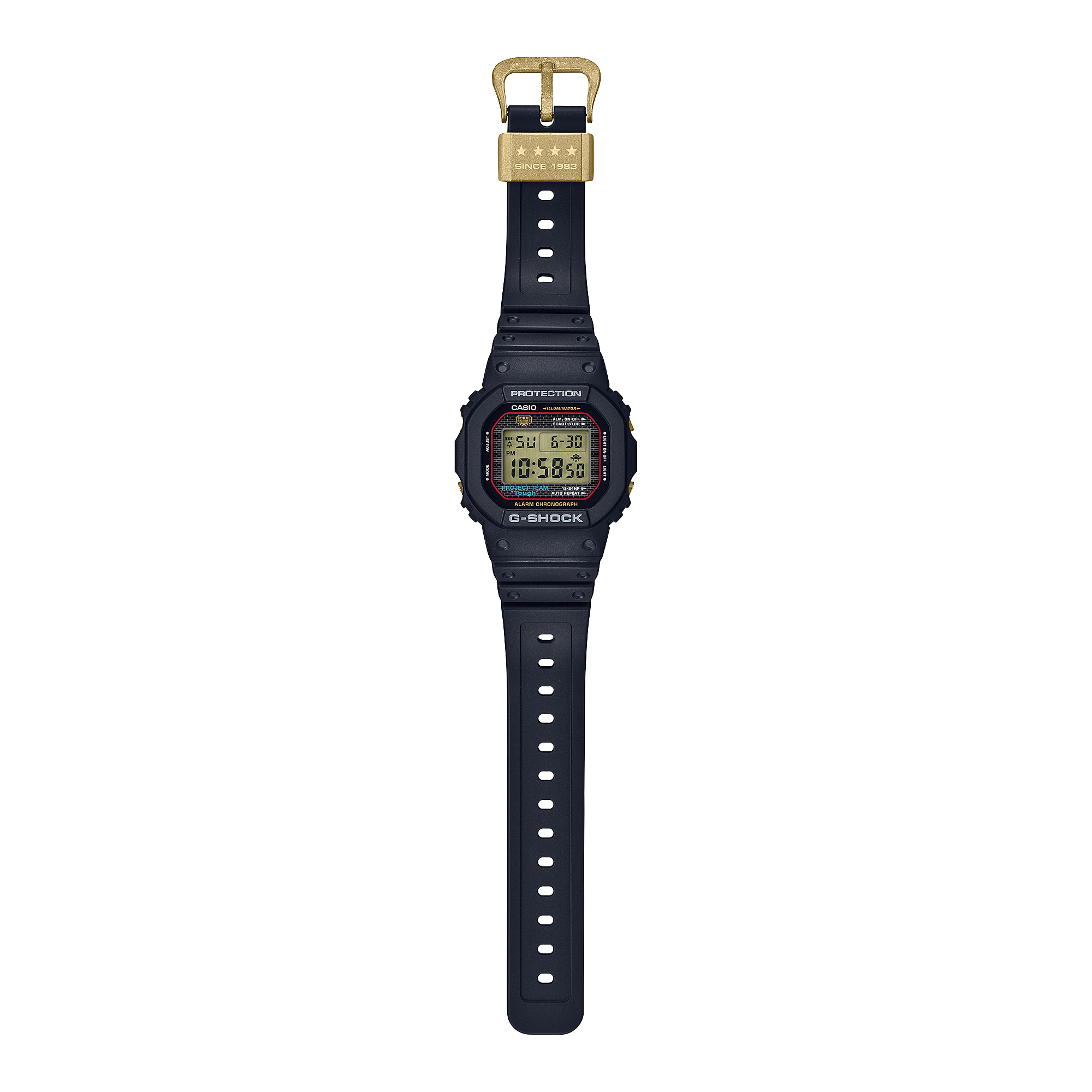 G-Shock Digital Black Rubber Band Men's Watch DW5040PG-1D