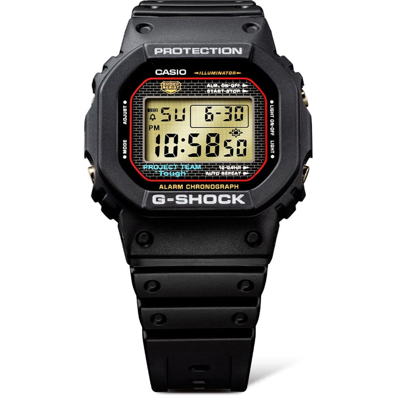 G-Shock 数字黑色橡胶表带男士手表 DW5040PG-1D