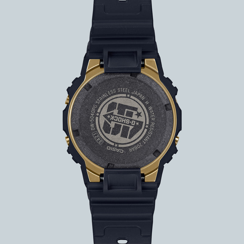 G-Shock 数字黑色橡胶表带男士手表 DW5040PG-1D