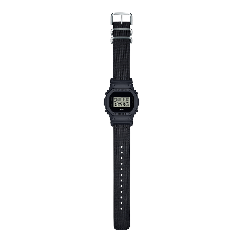 G-Shock 黑色树脂表带黑色表盘手表 DW5600BCE-1D