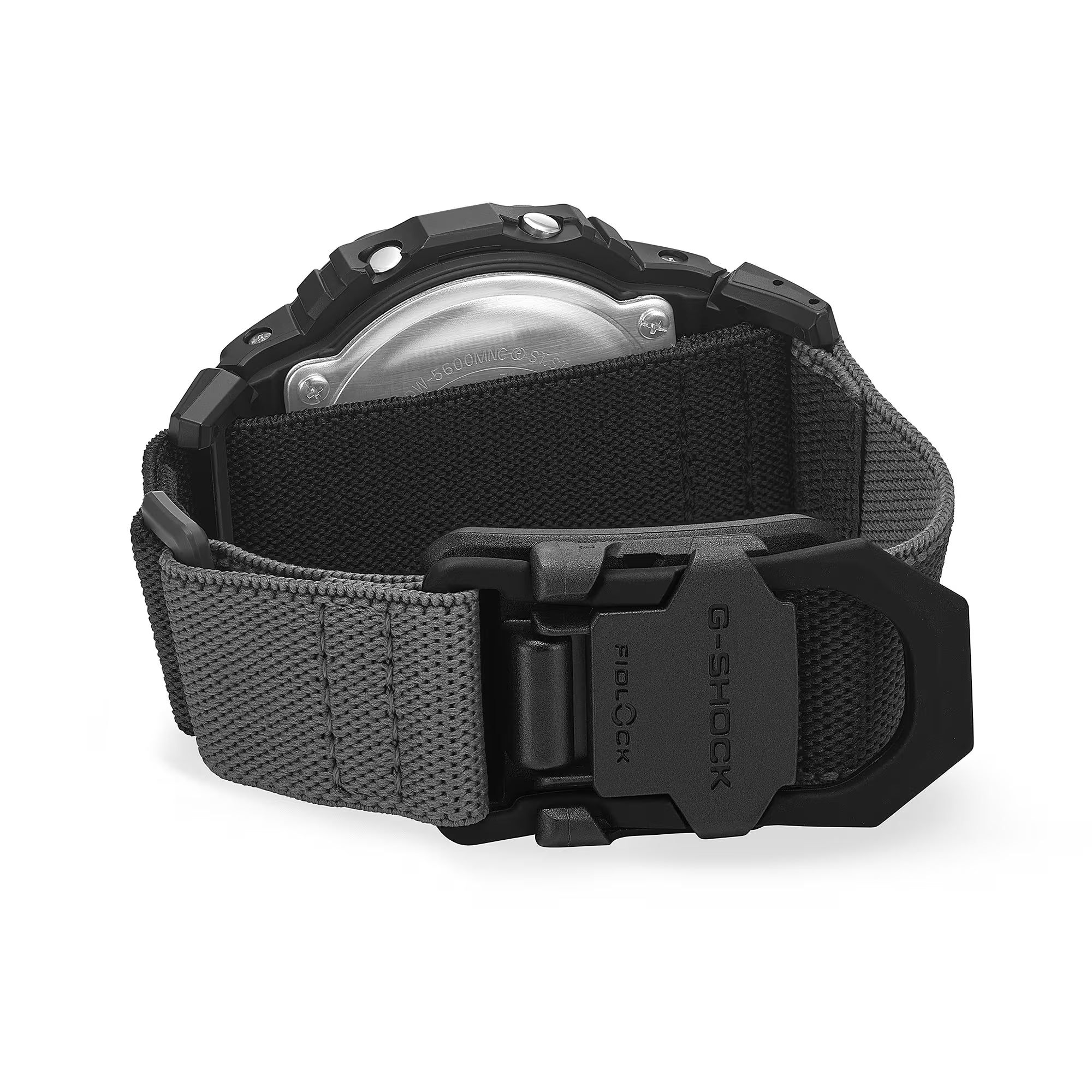 G-Shock Digital All Black Nylon FIDLOCK Clasp Band Watch DW5600MNC-1D