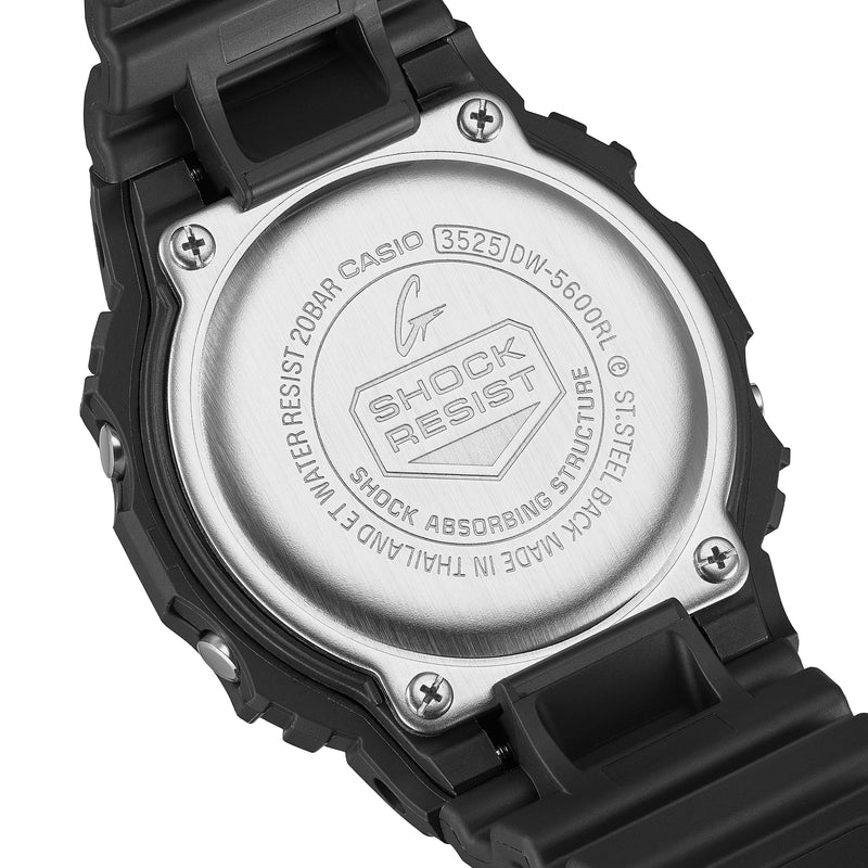 G-Shock Digital Grey Dial Black Resin Band Watch DW5600RL-1D