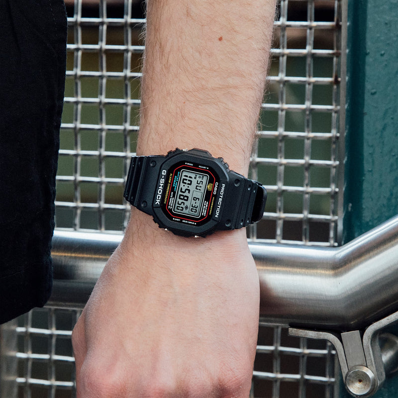 G-Shock Digital Grey Dial Black Resin Band Watch DW5600RL-1D