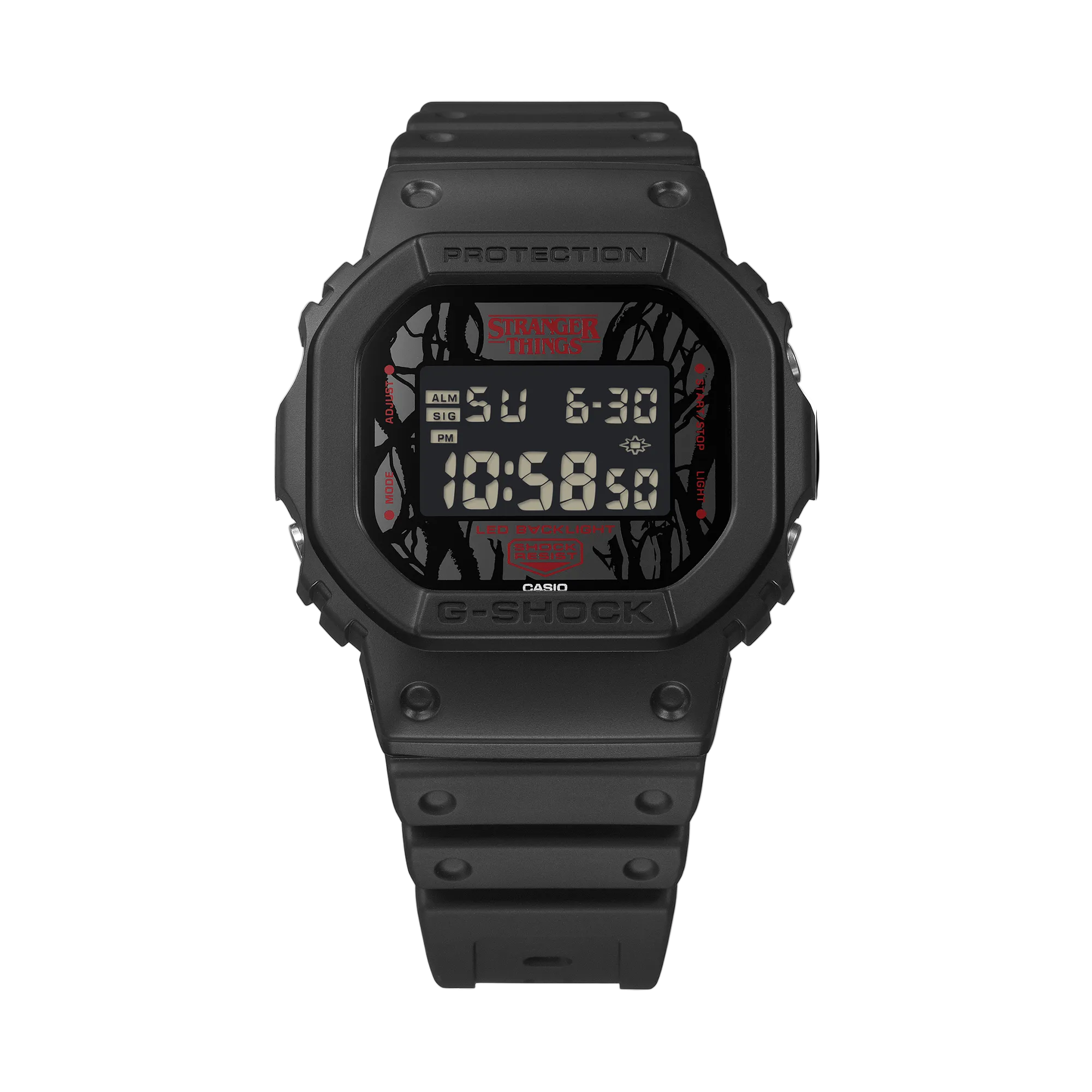 G-Shock Digital Black Dial Resin Band Watch DW5600STT-1D