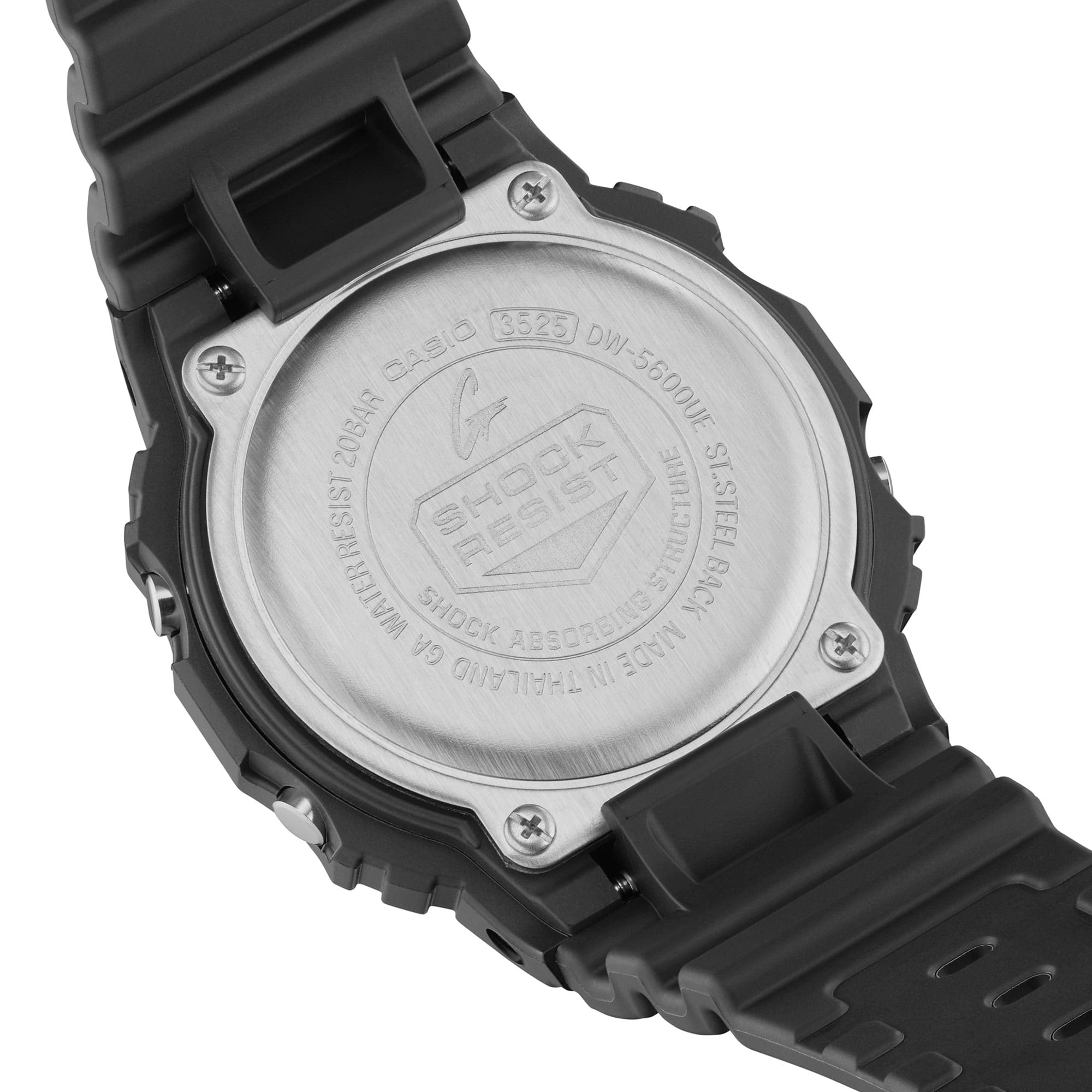 G-Shock 5600 Series Black Resin Band Watch DW5600UE-1D