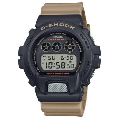 G-Shock 数字棕色树脂表带手表 DW6900TU-1A5