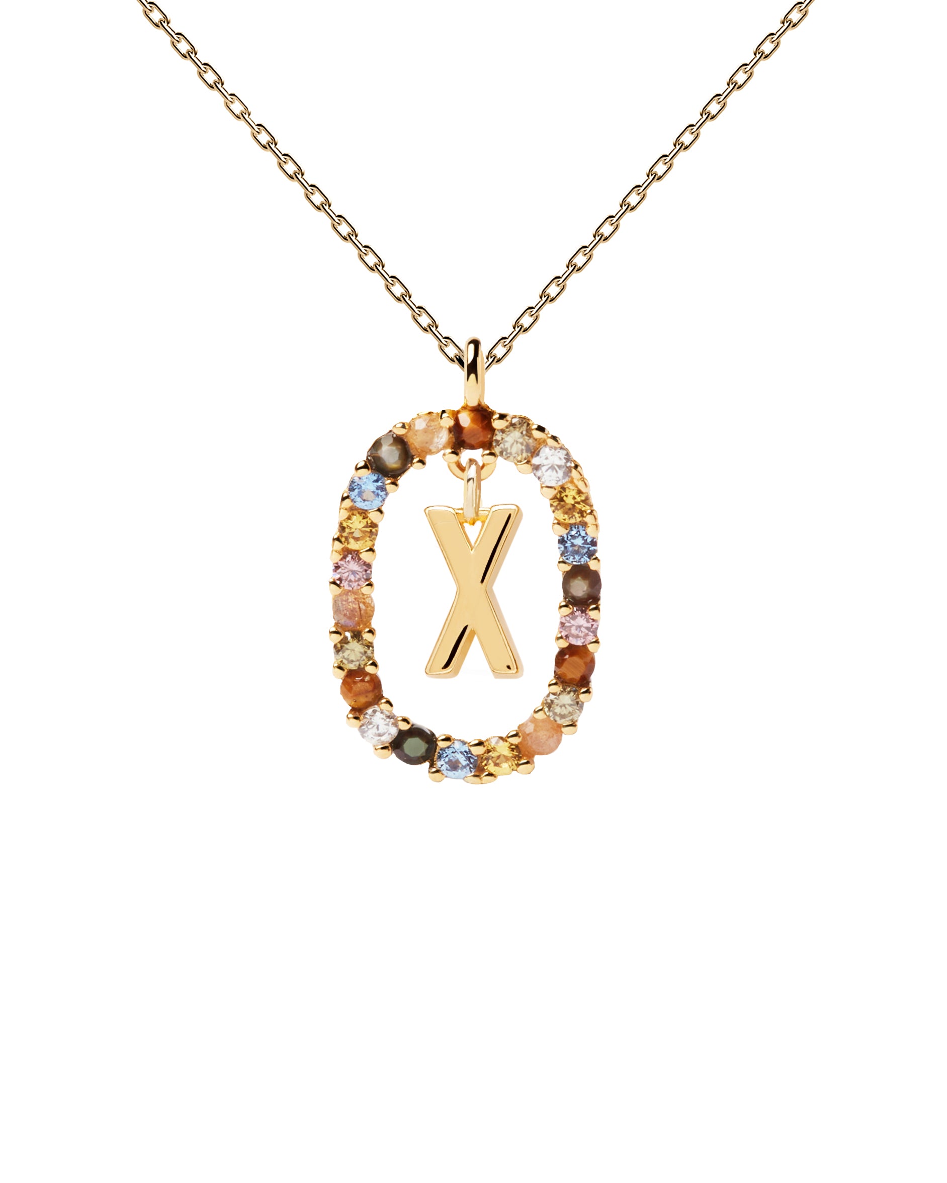 PDPAOLA Letter X Necklace