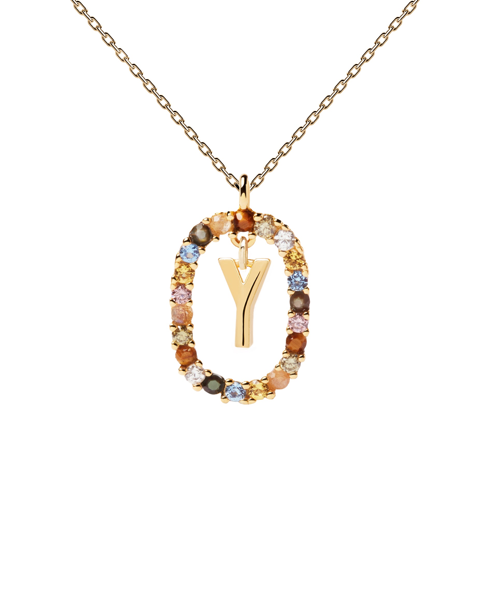 PDPAOLA Letter Y Necklace