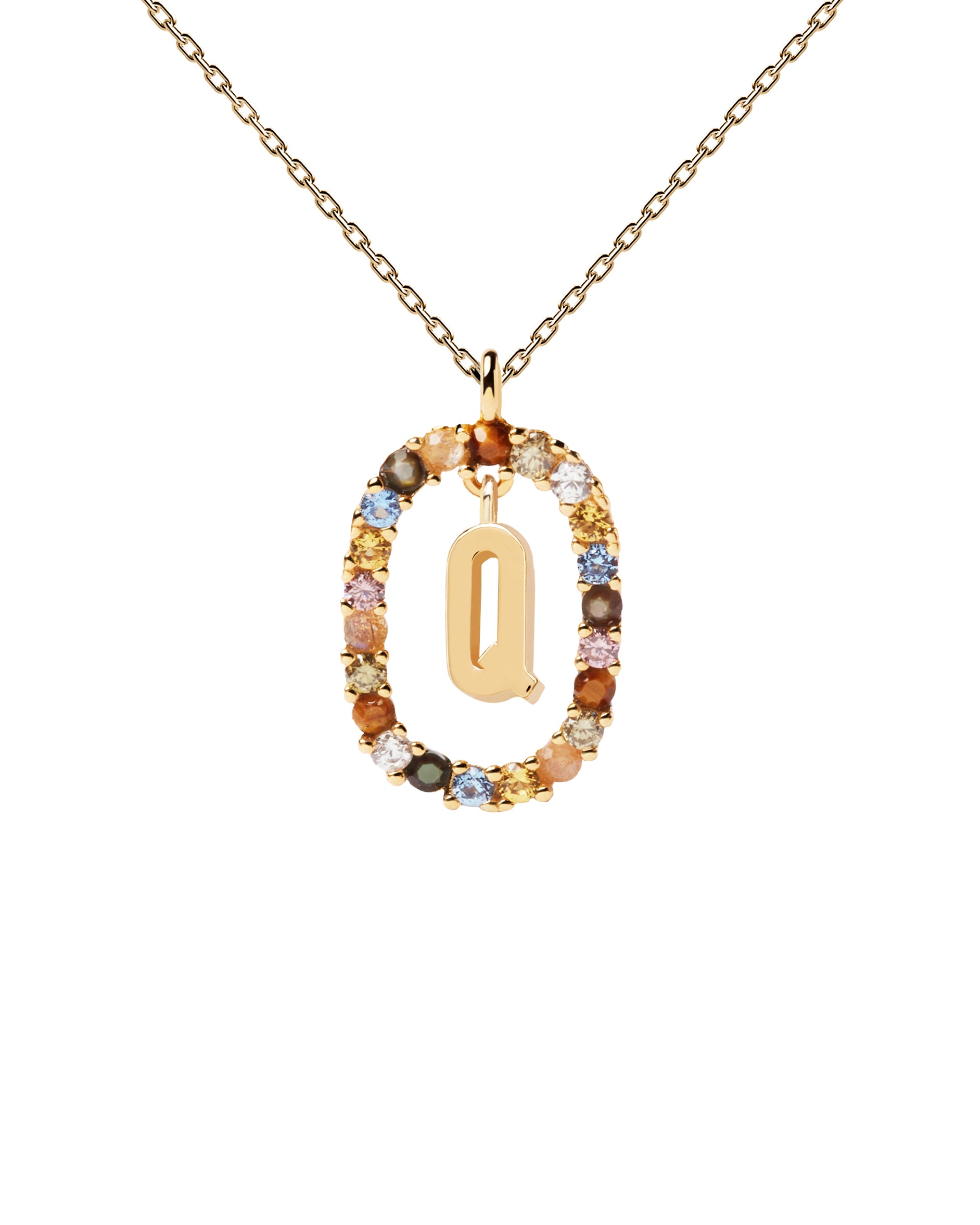 PDPAOLA Letter Q Necklace