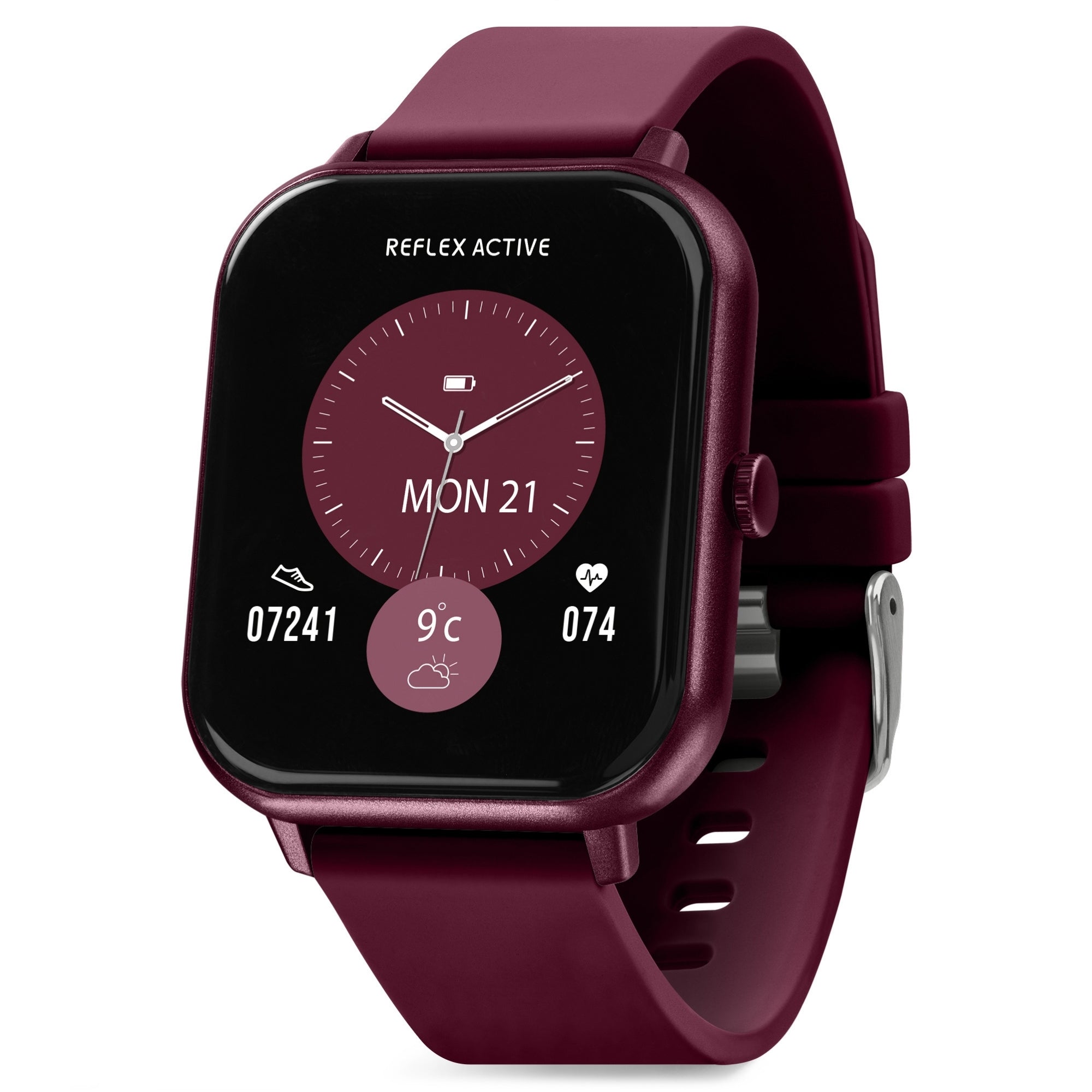 Reflex Active Nexus 100 S Lite Burgundy Silicone smart watch