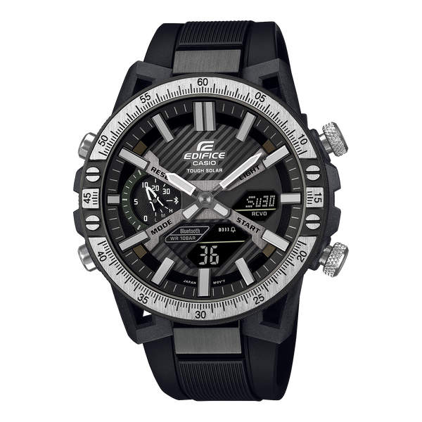 Casio Edifice Sospensione Black Resin Band Watch ECB2000TP 1A Watch Direct
