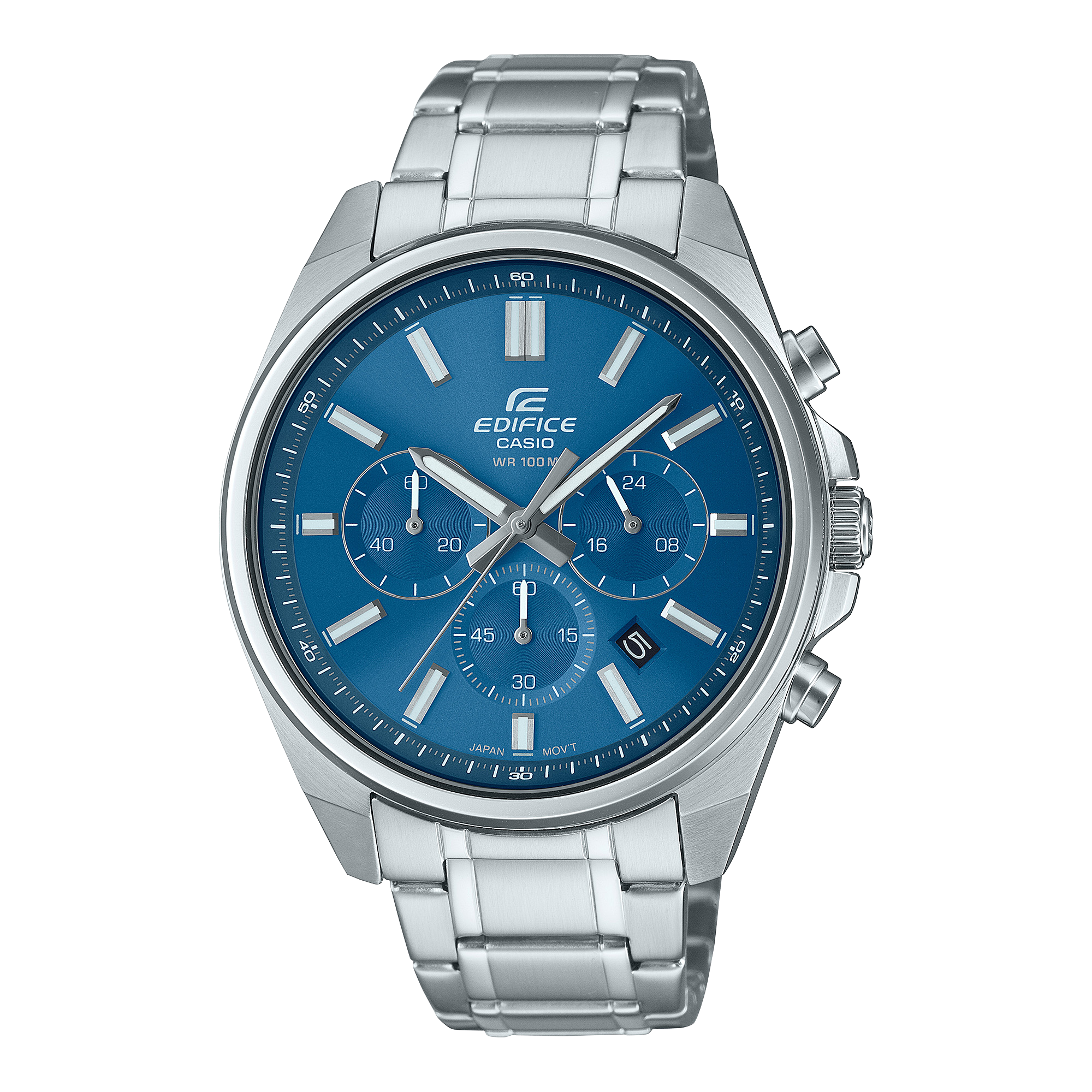 Casio Standard Chronograph Silver Stainless Steel Band Watch EFV650D-2A