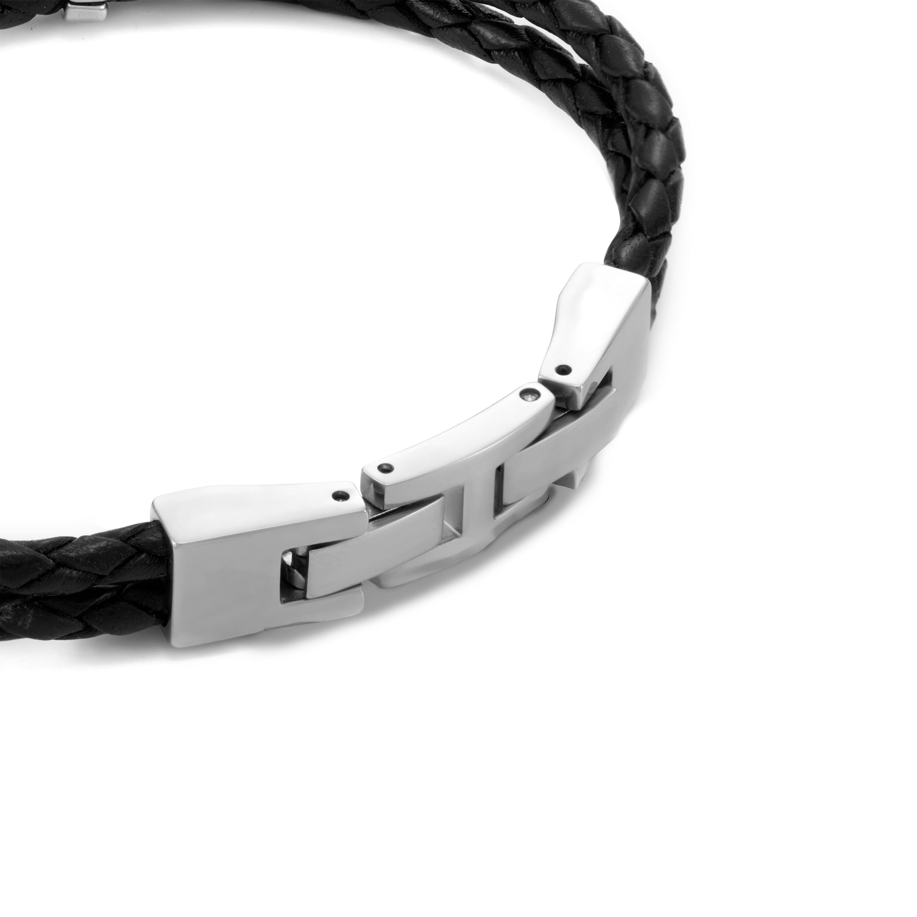 Emporio Armani Elegance Two-Tone Leather Men's Bracelet EGS3171040