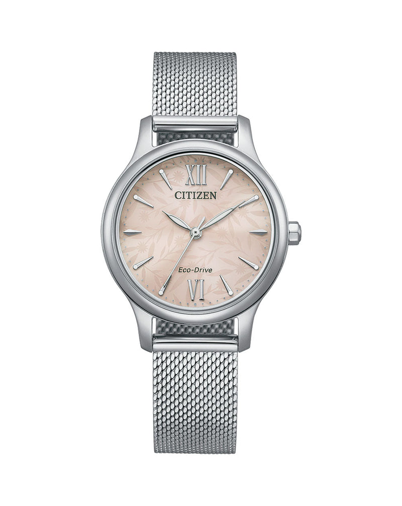 Citizen Eco Drive Pink Dial Women s Watch EM0899 81X Watch Direct