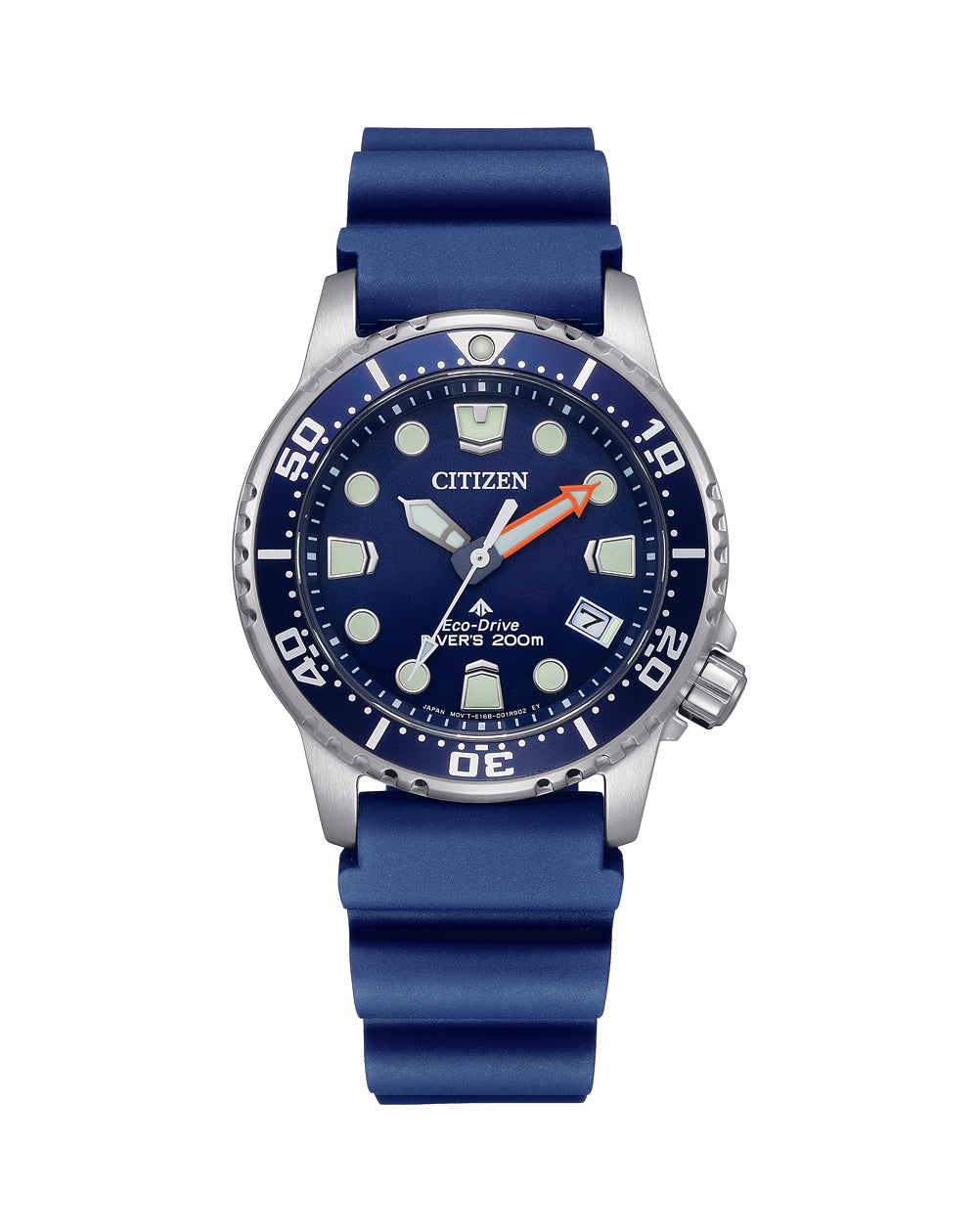 Citizen Eco-Dive Blue Dial Polyurethane Strap Watch EO2021-05L