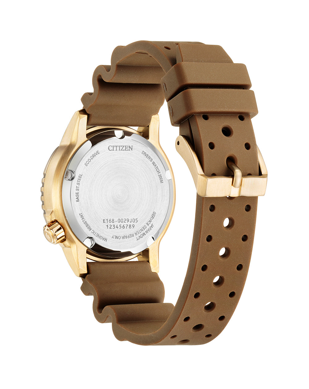 Citizen Eco-Dive White Dial Polyurethane Strap Watch EO2022-02A