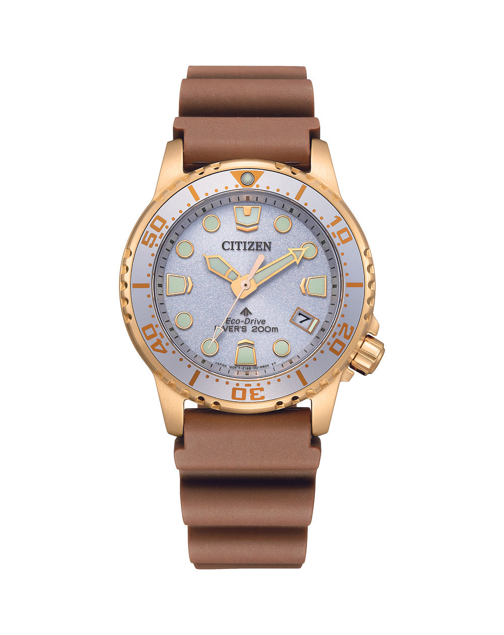 Citizen Eco-Dive White Dial Polyurethane Strap Watch EO2022-02A