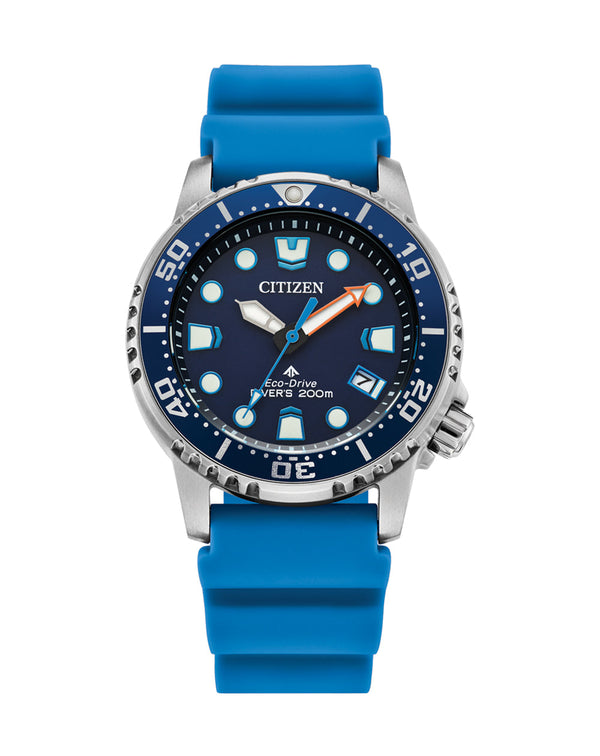 Citizen Promaster Eco-Drive Polyurethane Strap Blue Dial 36mm Watch EO2028- 06L