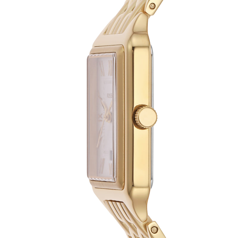 Fossil Raquel Gold-Tone Stainless Steel Date Watch ES5220