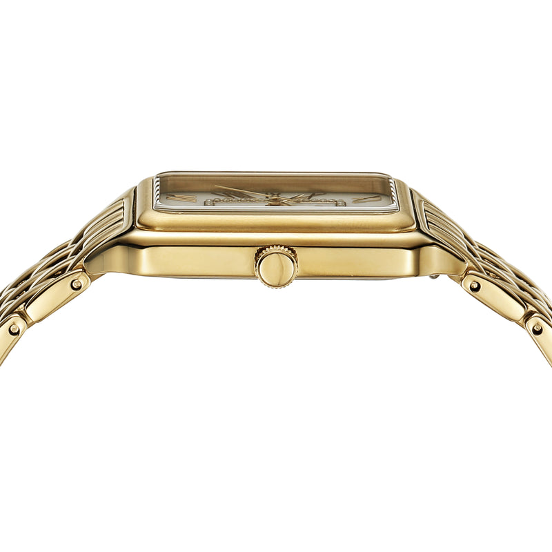 Fossil Raquel Gold-Tone Stainless Steel Date Watch ES5304