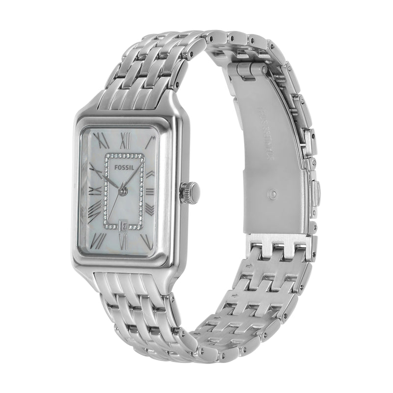 Fossil Raquel Stainless Steel Date Watch ES5306