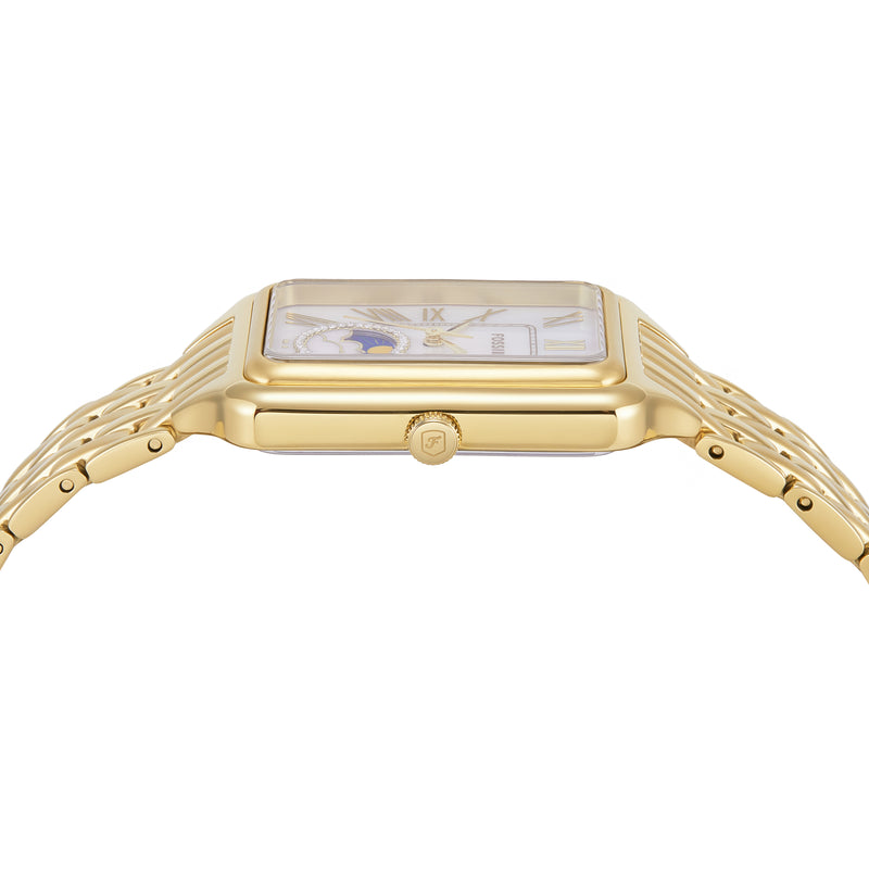Fossil Raquel Sun Moon Multifunction Gold Stainless Steel Watch ES5398