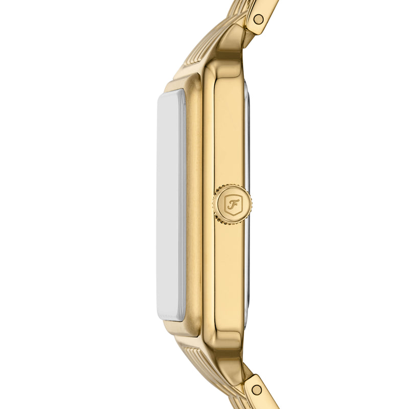 Fossil Raquel Three-Hand Gold Stainless Steel Watch ES5409
