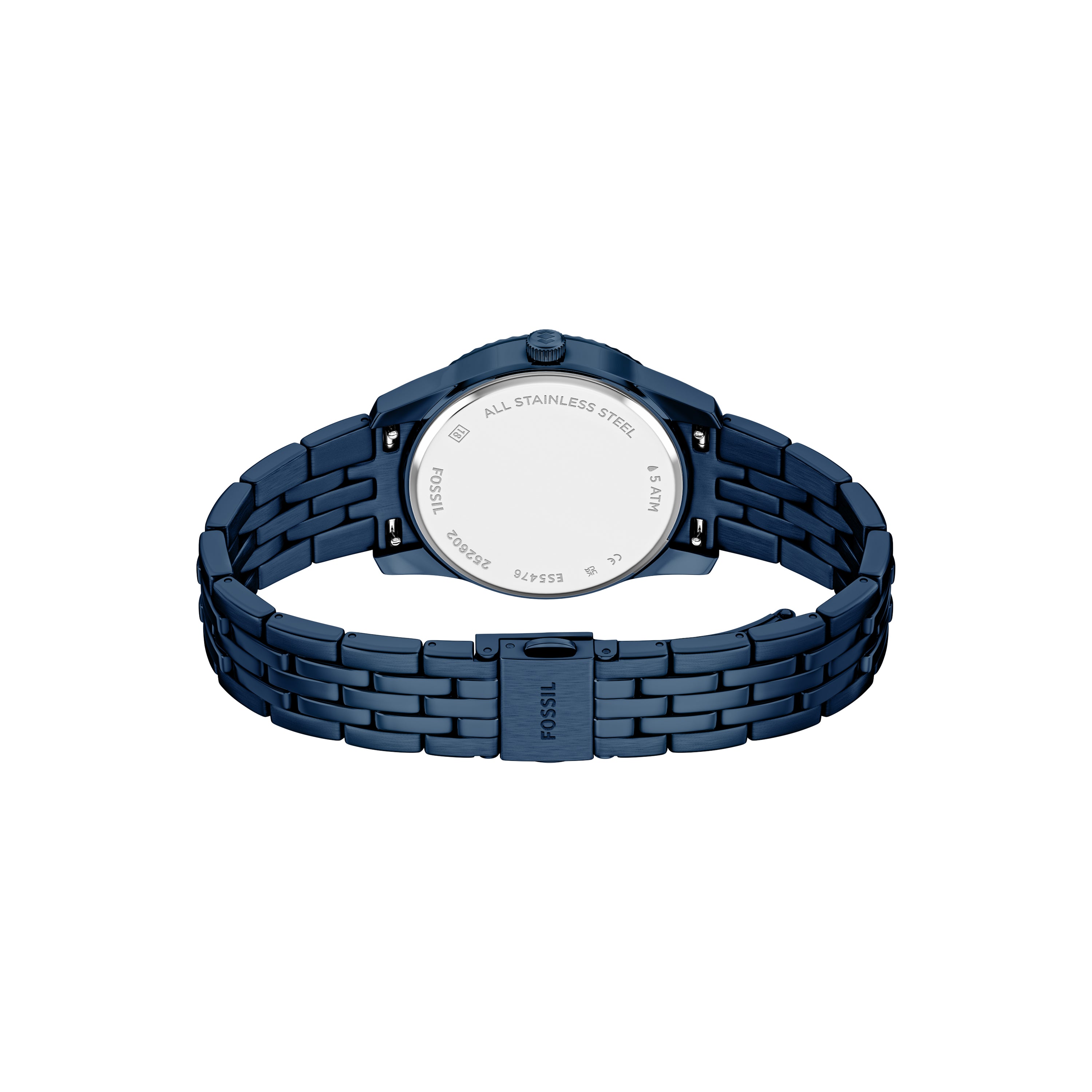 Fossil Scarlette Three-Hand Navy Blue Dial Steel Bracelet ES5476