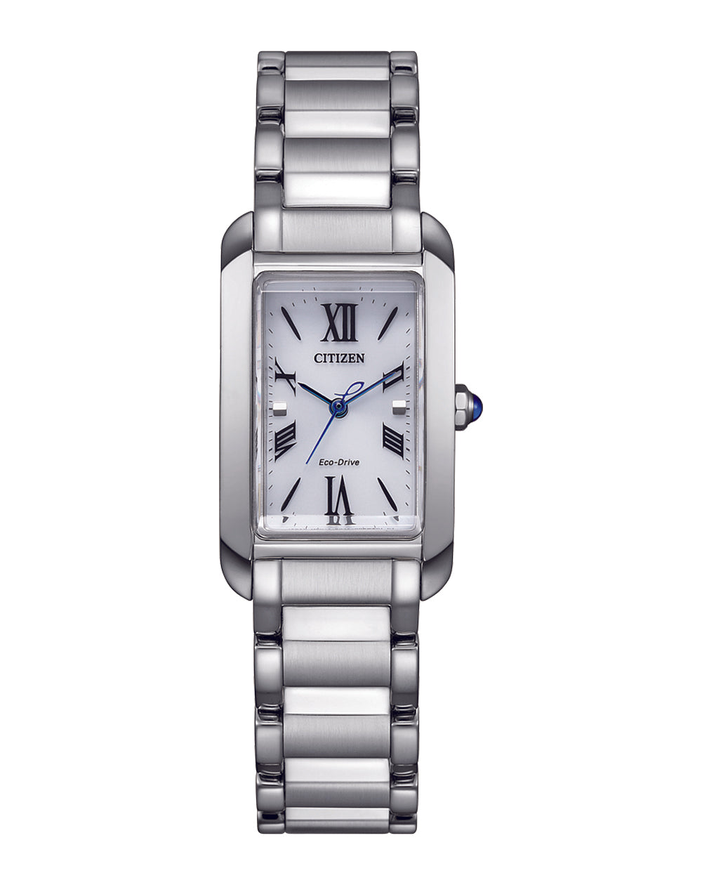 Citizen Eco-Drive L White Dial Stainless Steel Watch EW5620-55A