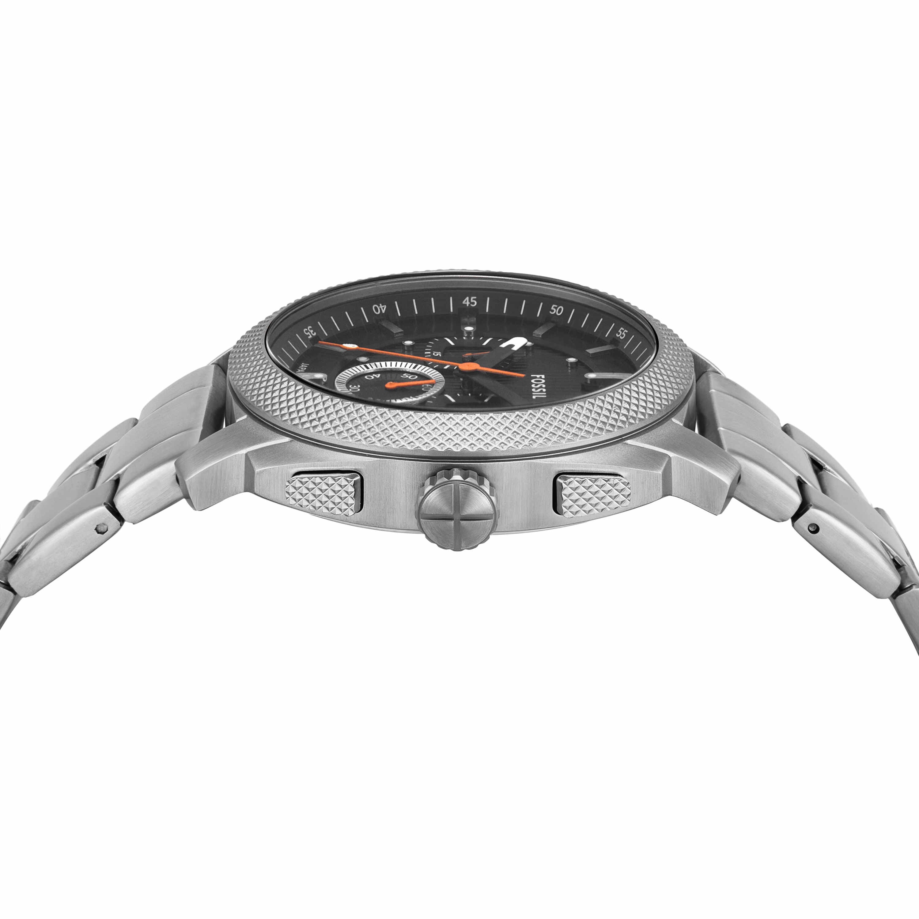 Fossil Machine Silver Stainless Steel Watch FS6095