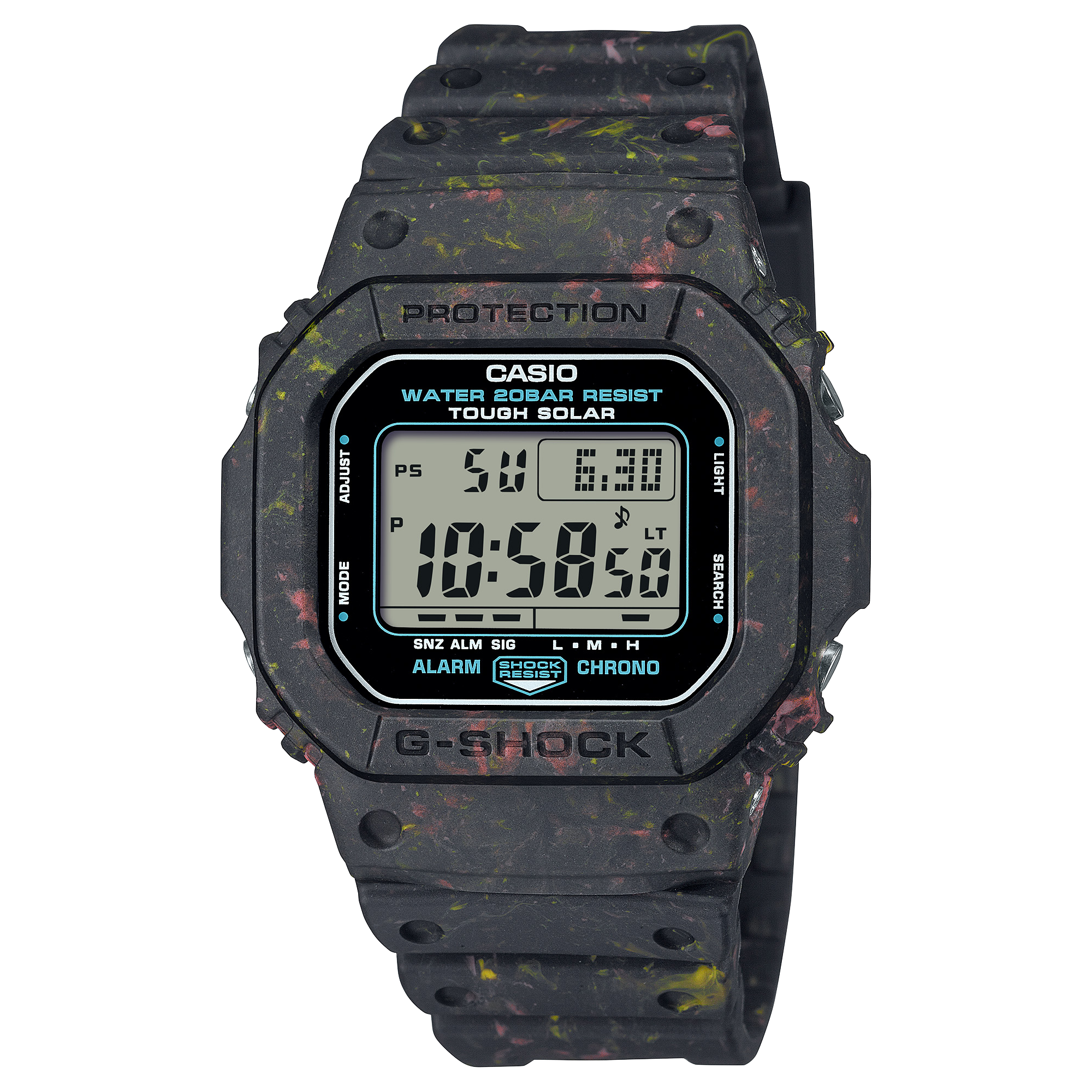 Casio 5600 Series Digital Black Resin Band Watch G5600BG-1D