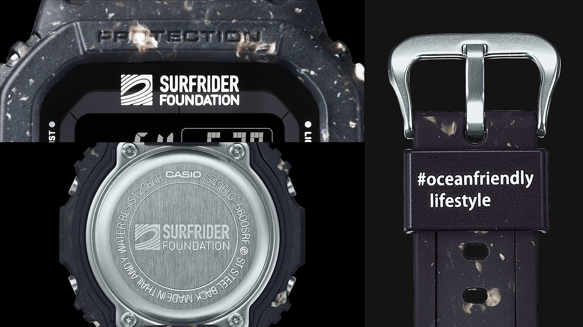 G-Shock Digital Black Resin Band Watch G5600SRF-1D