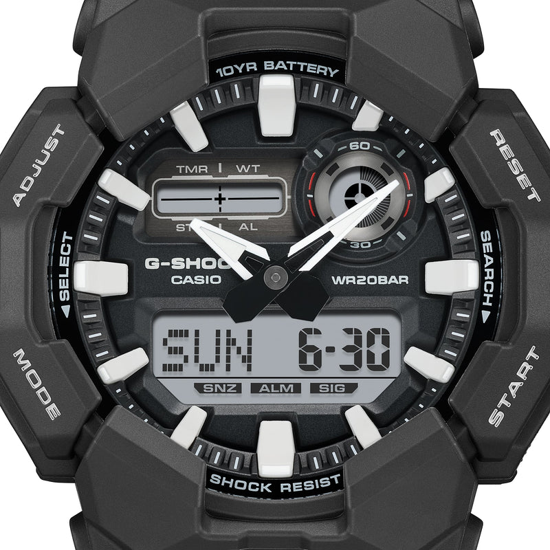 G-Shock 模拟数字黑色树脂表带手表 GA010-1A