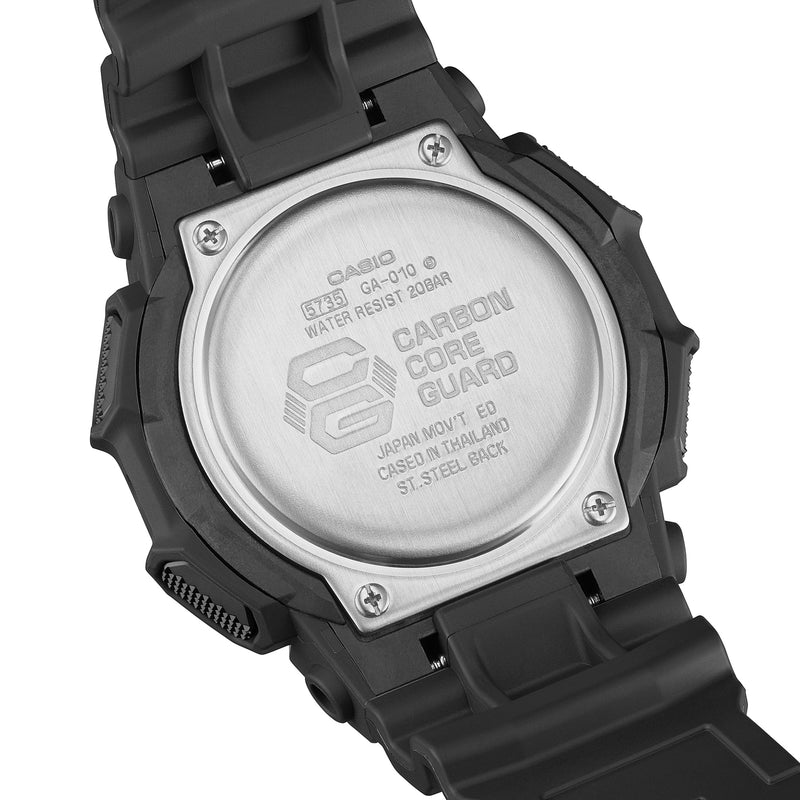 G-Shock 模拟数字黑色树脂表带手表 GA010-1A