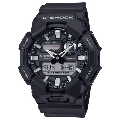 G-Shock 模拟数字黑色树脂表带手表 GA010-1A