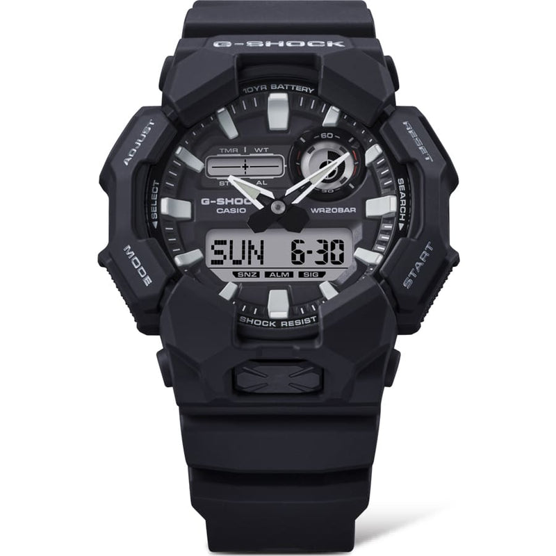 G-Shock 模拟数字黑色树脂表带手表 GA010-1A