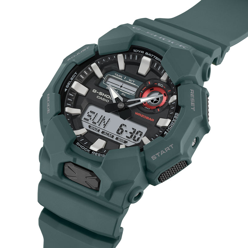 G-Shock 模拟数字黑色树脂表带手表 GA010-2A